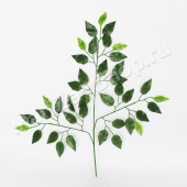 Декоративная ветвь (шелк), зеленый, длина 60 см.