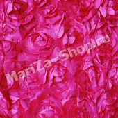 Розы 3D, общая ширина полотная - 145 см., фуксия