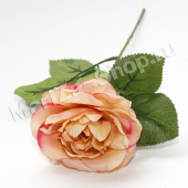 Ветка розы (шелк), чайный, высота - 30 см.