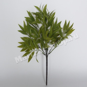 Букет листьев бамбука , длинна 40 см, 7 веток , цвет зелёный (0,057)