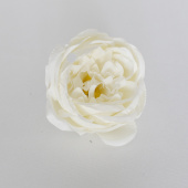 Голова пионовидной розы, диаметр 9 см, цвет белый ( 0,008)