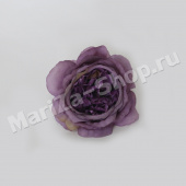 голова пионовидной розы, фиолетовый, диаметр 10 см.