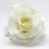 Голова розы, белый, диаметр - 10 см.