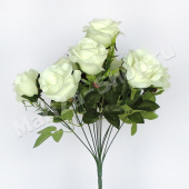 Букет роз, белый, высота - 38 см.