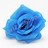 Голова розы, синий, диаметр - 8 см.