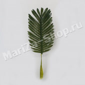 Декоративная ветвь (пластик), зеленый, длина - 63 см.
