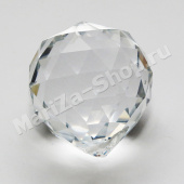 Декоративный шар прозрачный (стекло), диаметр - 4 см.