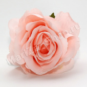 Голова розы, розовый, диаметр- 10 см.