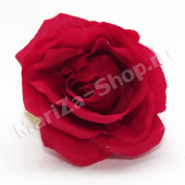 Голова розы, красный, диаметр - 9 см.