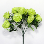 Букет роз, зеленый, высота - 38 см.