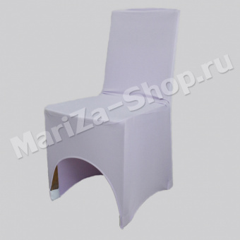 Чехол на стул универсальный сиреневый, материал - спандекс (0.207)