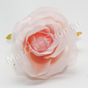 Голова розы, материал: ткань, диаметр головы - 10 см, высота - 8 см.