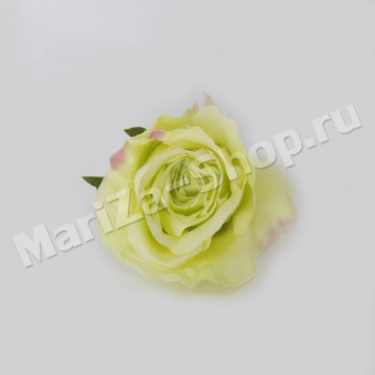 Голова розы , зеленая, диаметр - 9 см (0,09)