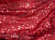 Ткань пайетка (основа сетка), ширина - 150 см, размер пайетки - 3 мм., красный